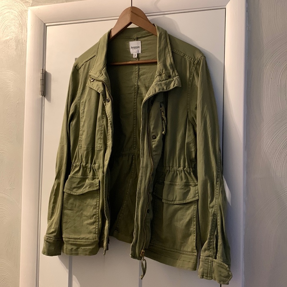 Like new utility jacket! Olive drab color